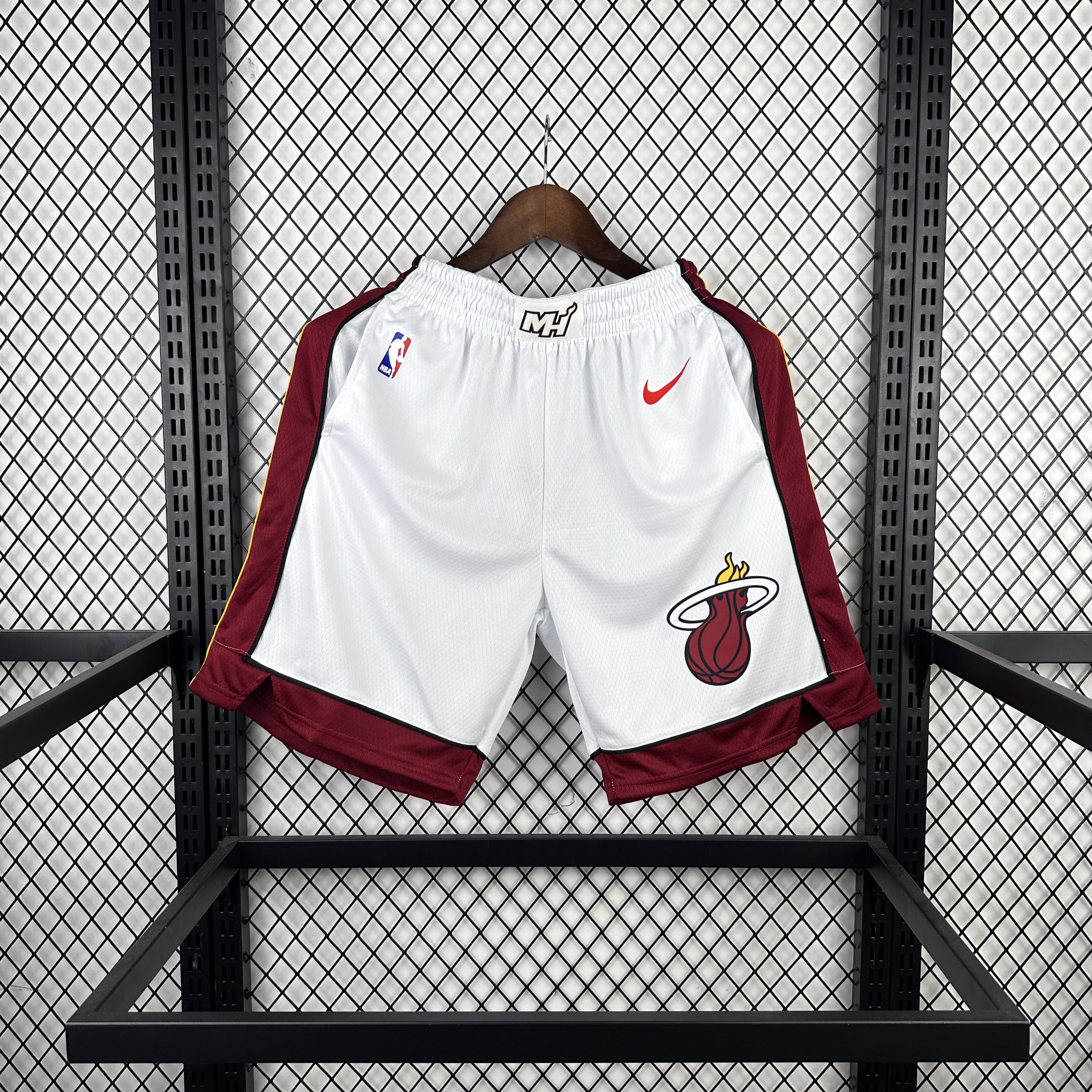 2024 Men NBA Miami Heat White shorts 7010->phoenix suns->NBA Jersey